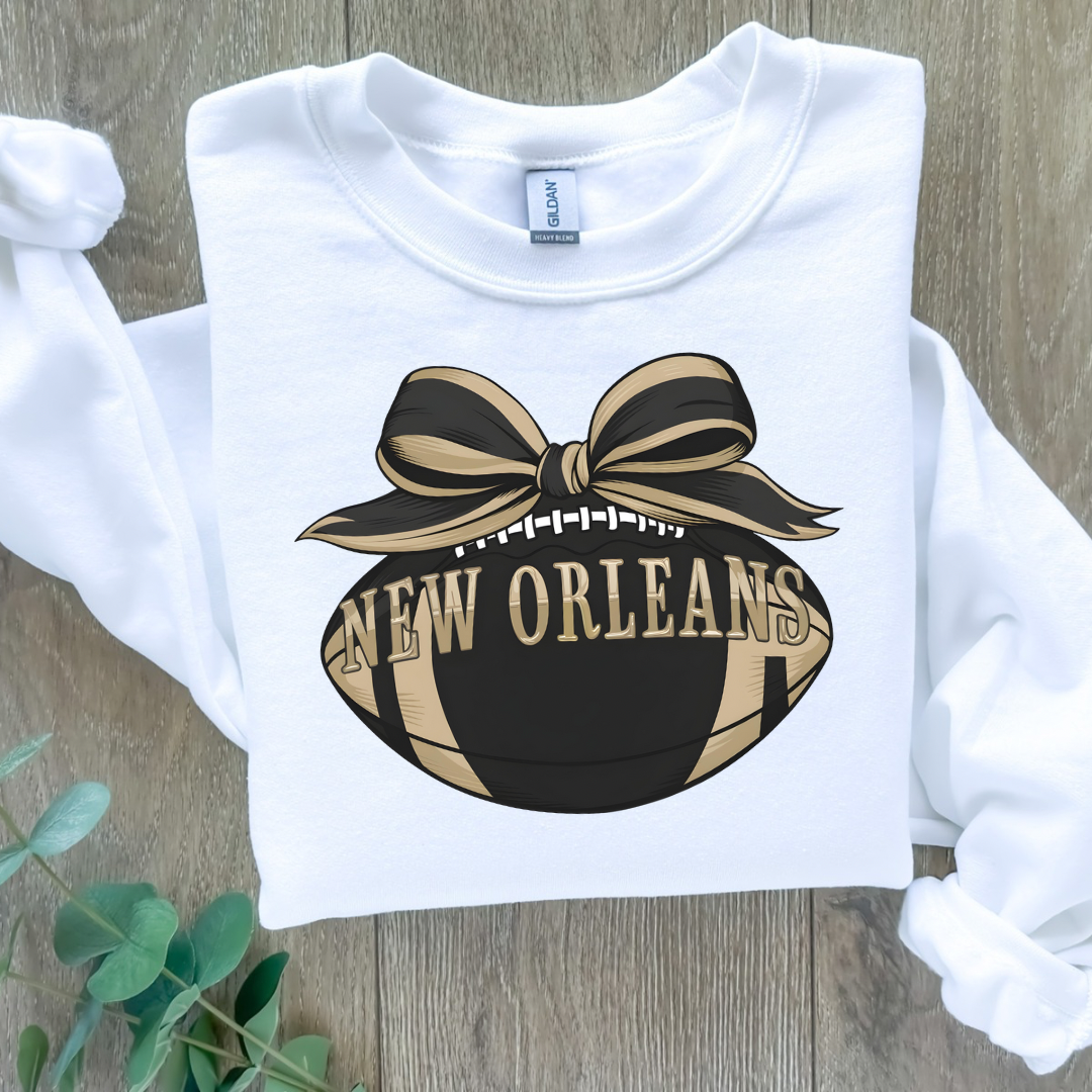 NFC Bow Football Crewneck Sweatshirt