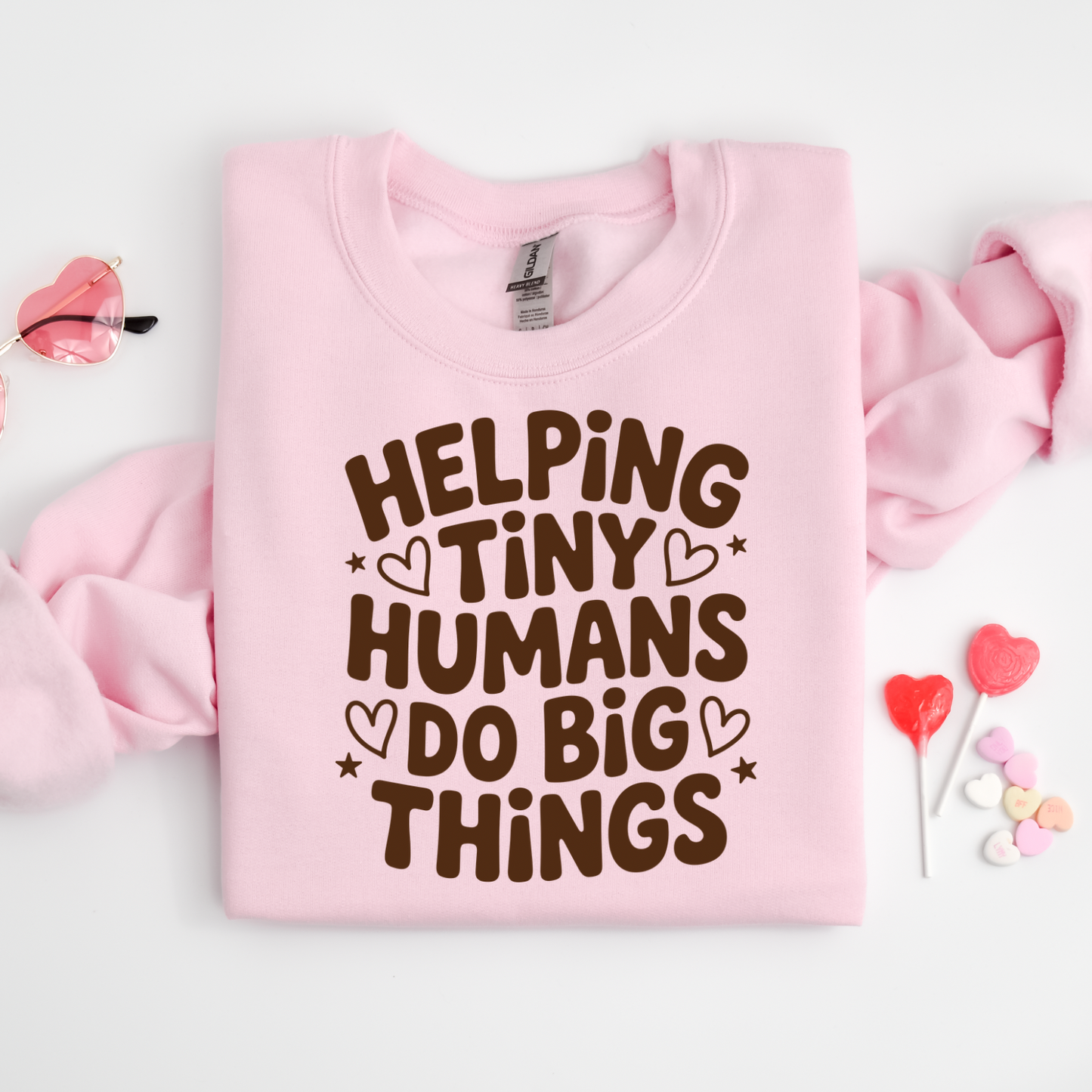 Helping Tiny Humans Women’s Crewneck Sweatshirt