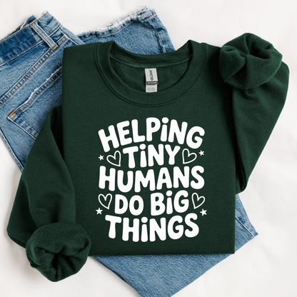 Helping Tiny Humans Women’s Crewneck Sweatshirt