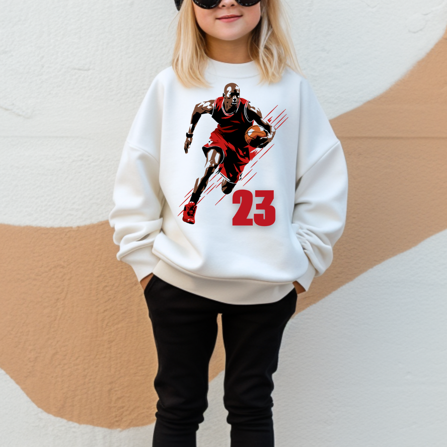 MJ #23 Kids Crewneck