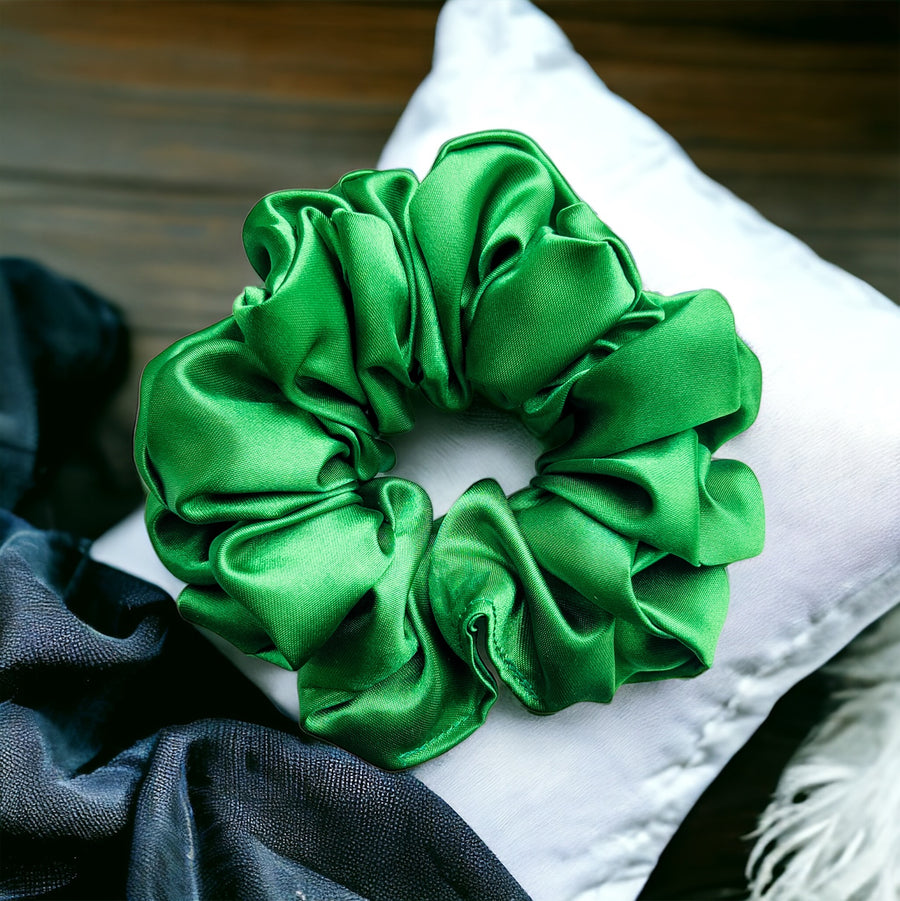 Pretty in Green Satin