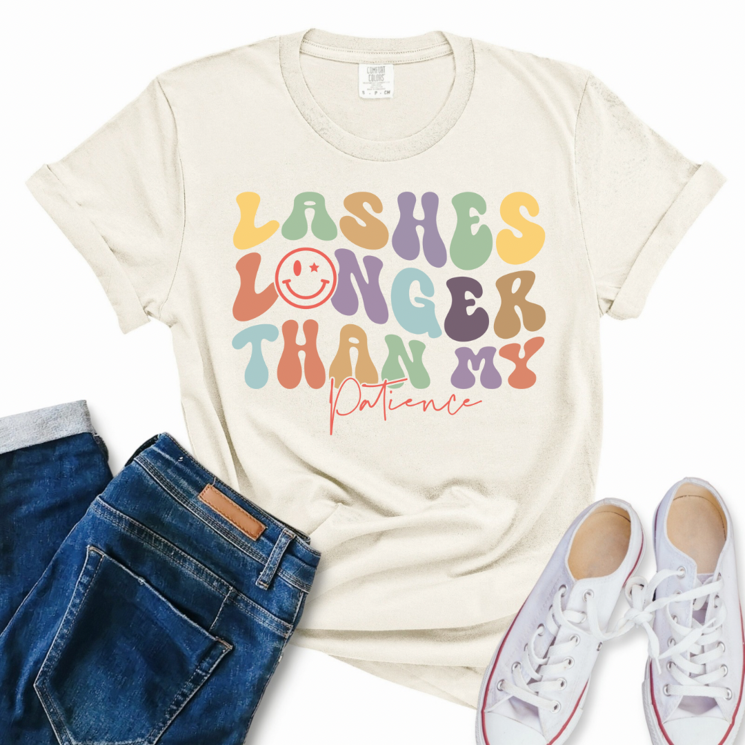 Lashes Longer Than My Patience Tee-Shirt