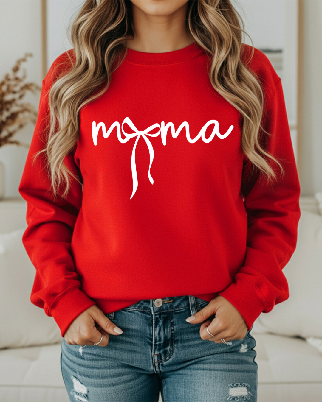M🎀MA Women’s Crewneck Sweatshirt