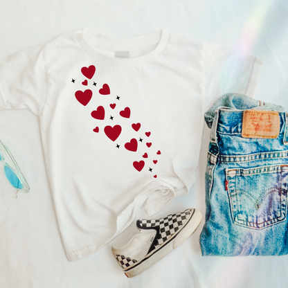 River Of Hearts Toddler & Kids Tee-Shirt