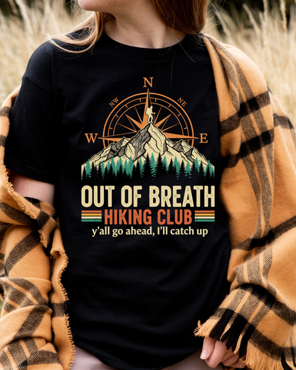 Out Of Breath Hiking Club Women’s Tee-Shirt