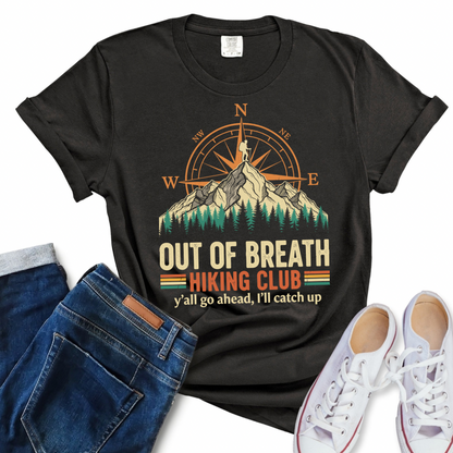 Out Of Breath Hiking Club Women’s Tee-Shirt