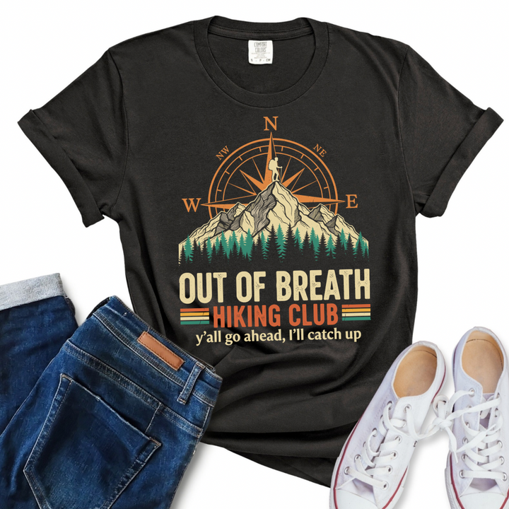 Out Of Breath Hiking Club Women’s Tee-Shirt