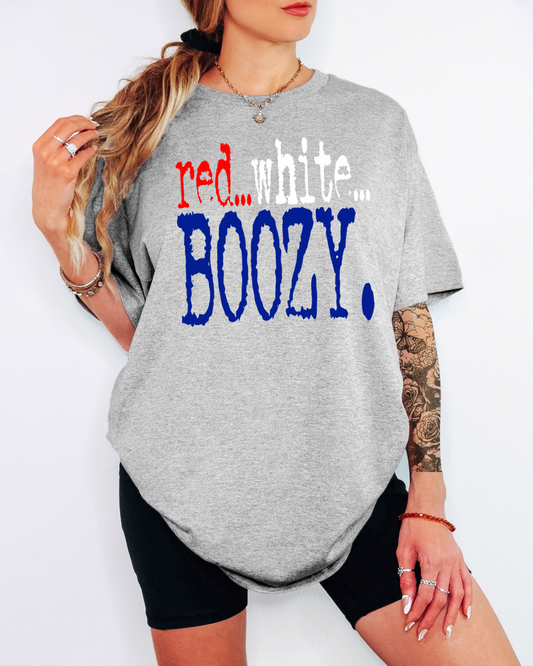 Red, White, Boozy Women’s Tee-Shirt