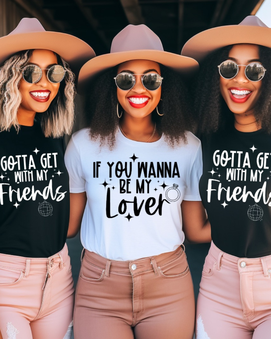 “If You Wanna Be My Lover” Bridal Party Tee-Shirt