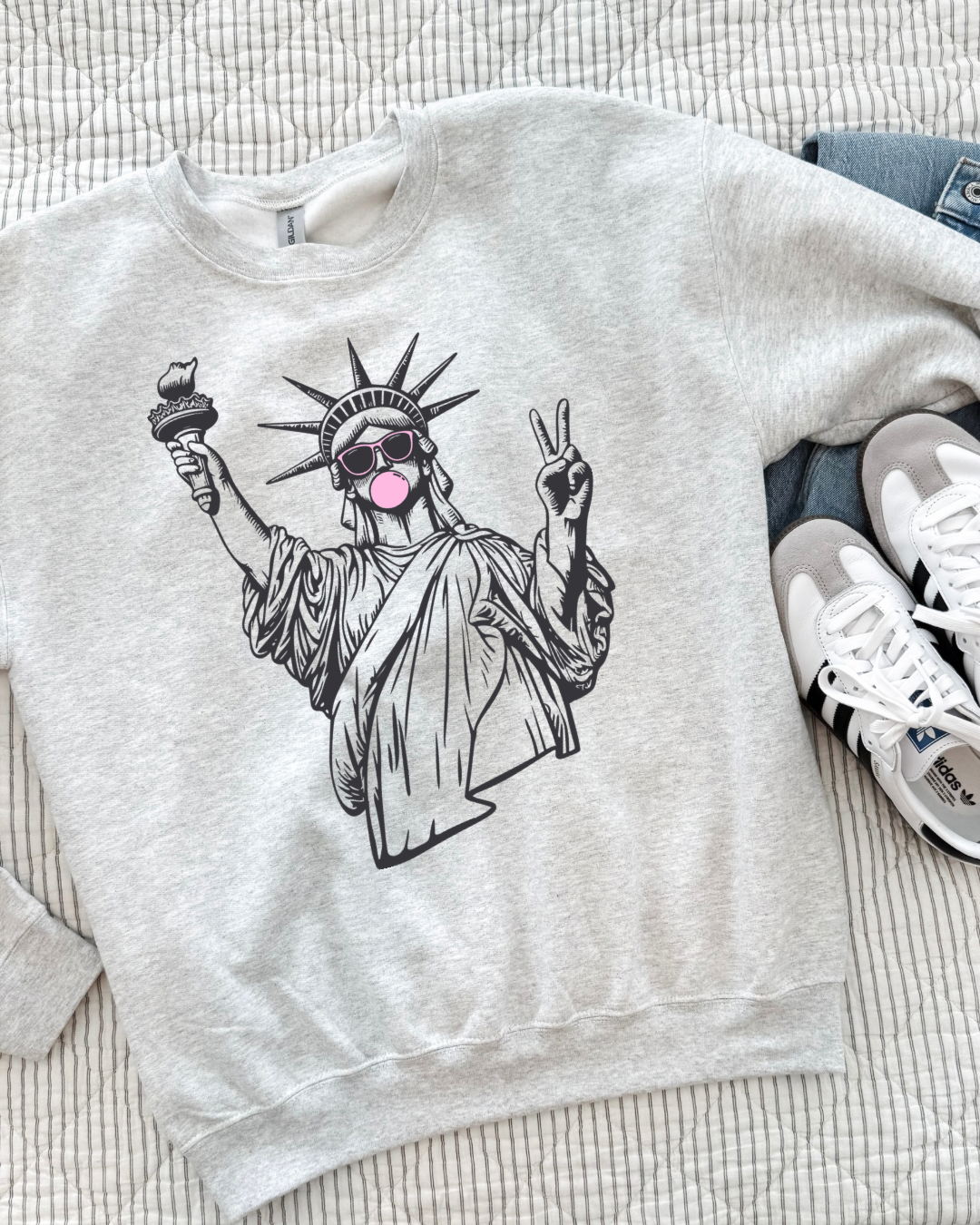 Bubble Gum Boom Women’s Crewneck Sweatshirt