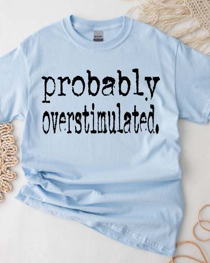 Probably Overstimulated Women’s Tee-Shirt