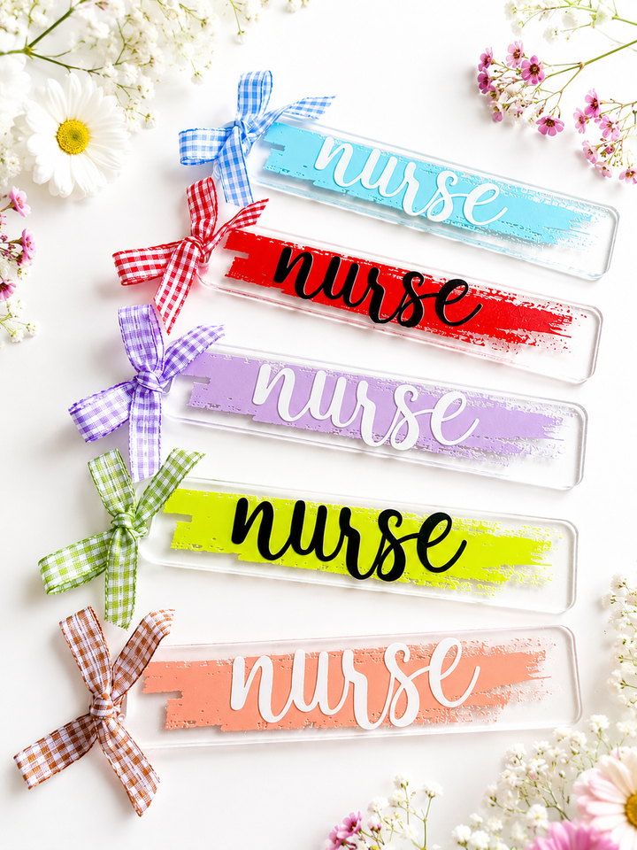 Nurse Acrylic Bookmark