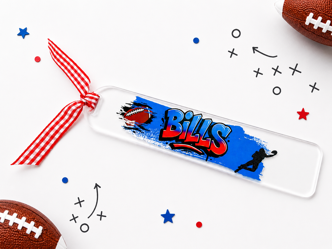 Football Acrylic Bookmark