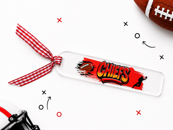 Football Acrylic Bookmark