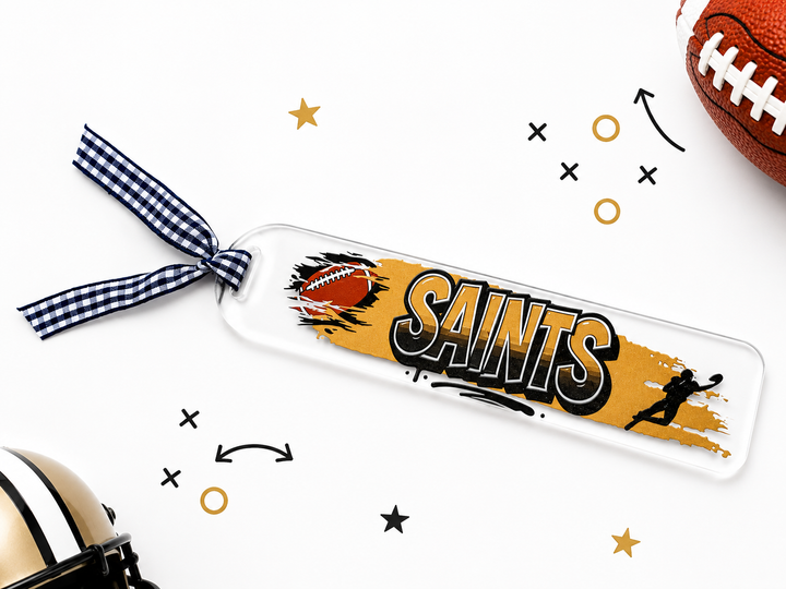 Football Acrylic Bookmark