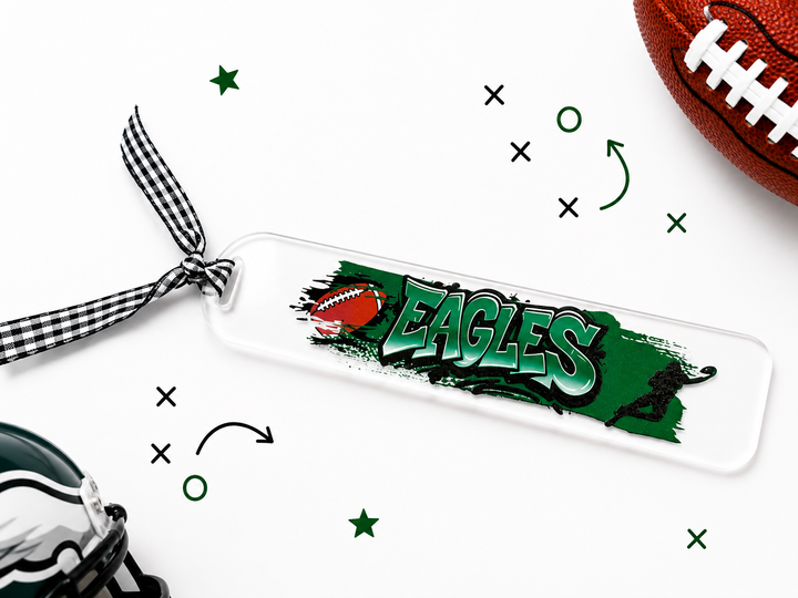 Football Acrylic Bookmark