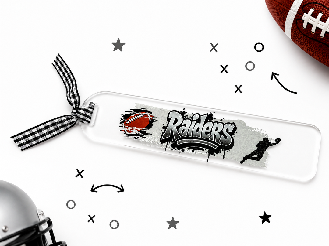 Football Acrylic Bookmark