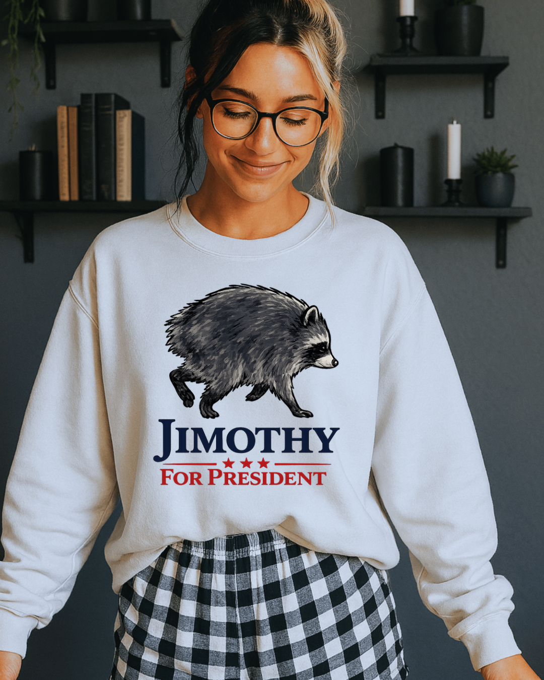 Jimothy For President Crewneck Sweatshirt