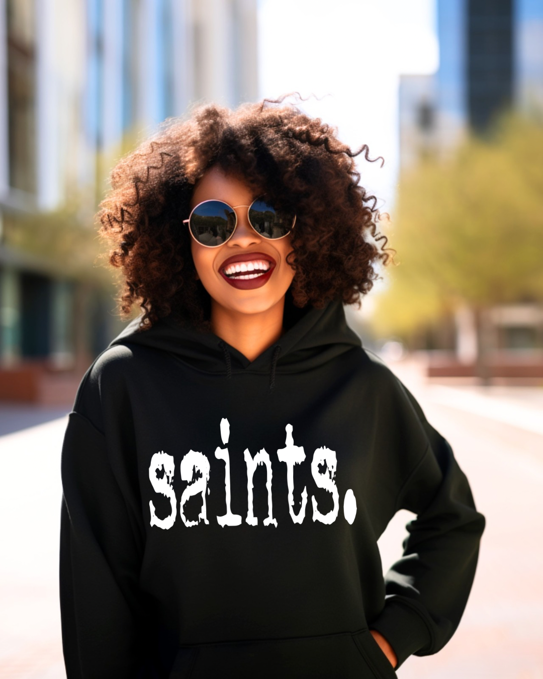 Go Team Go Graphic Women’s Crewneck
