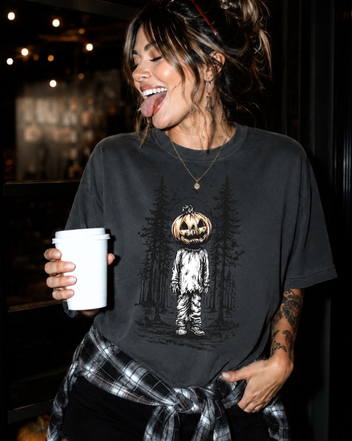 Pumpkin Head Women’s Tee-Shirt
