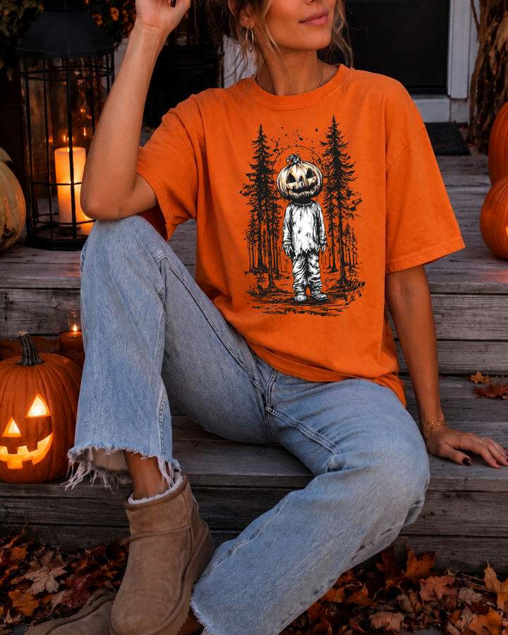 Pumpkin Head Women’s Tee-Shirt