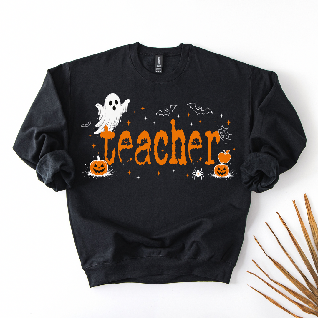 BOO Teacher Graphic Sweatshirt
