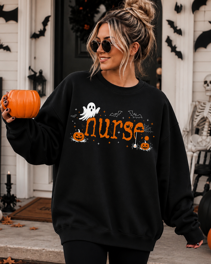 BOO Nurse Graphic Sweatshirt