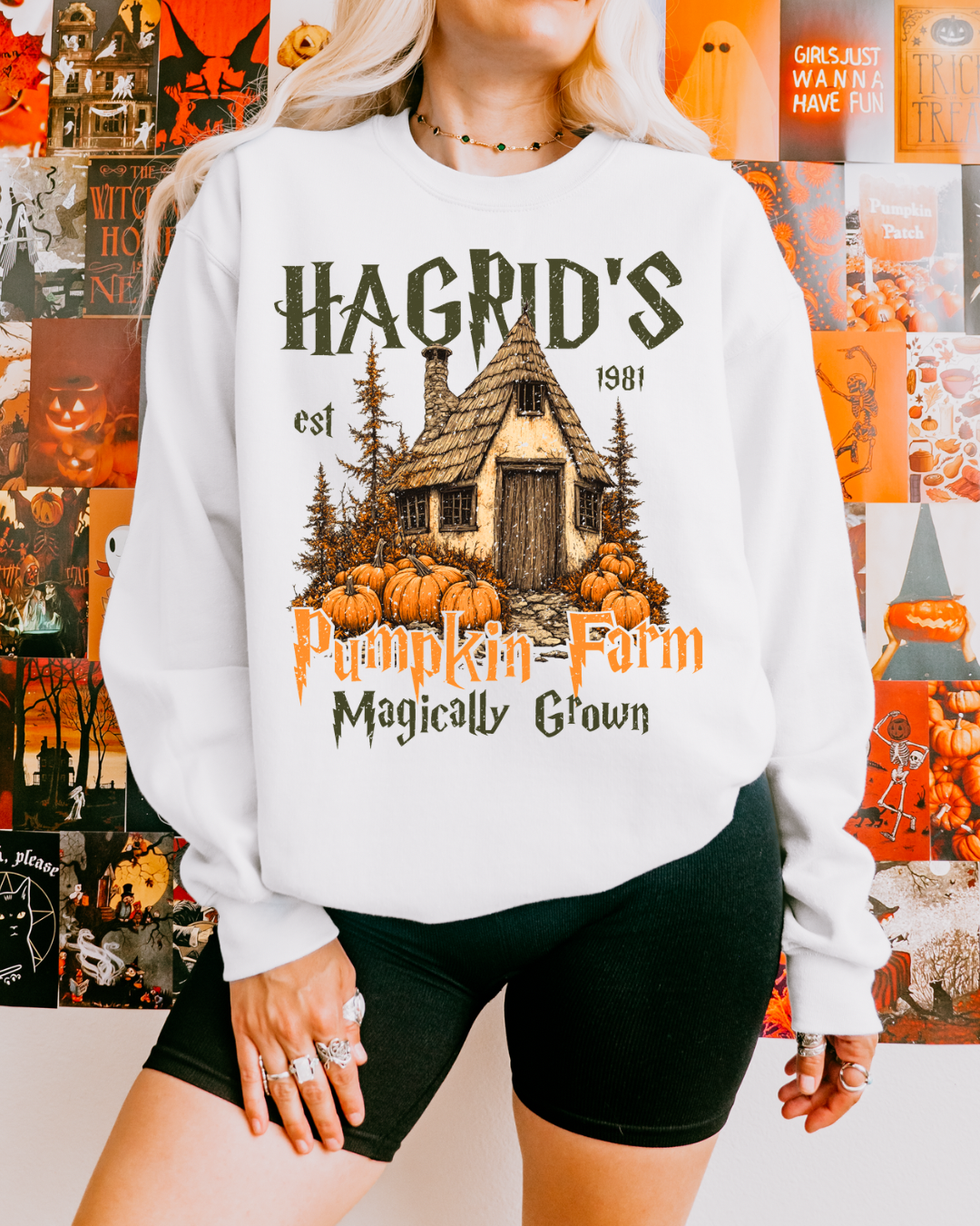 Hagrid’s Pumpkin Farm Women’s Crewneck