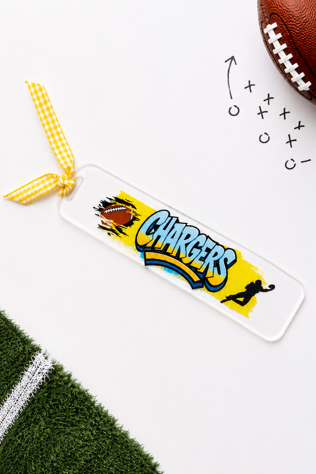 Football Acrylic Bookmark