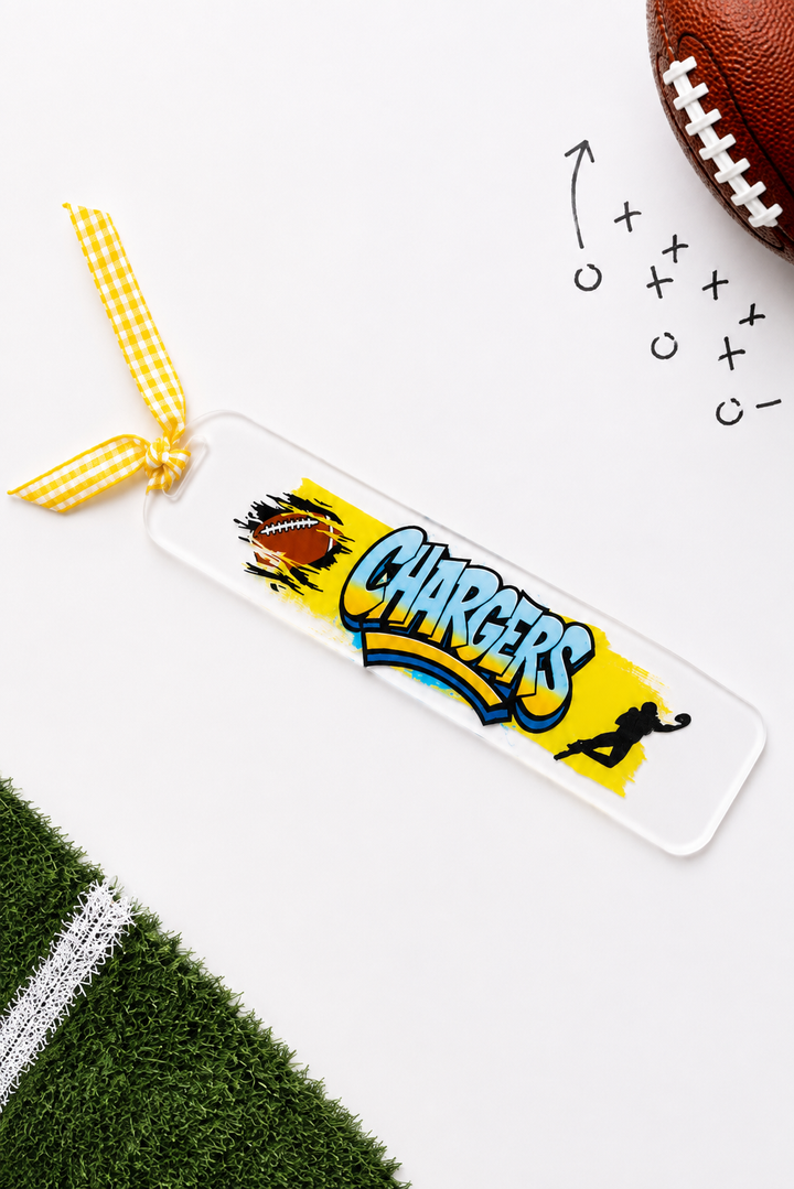 Football Acrylic Bookmark