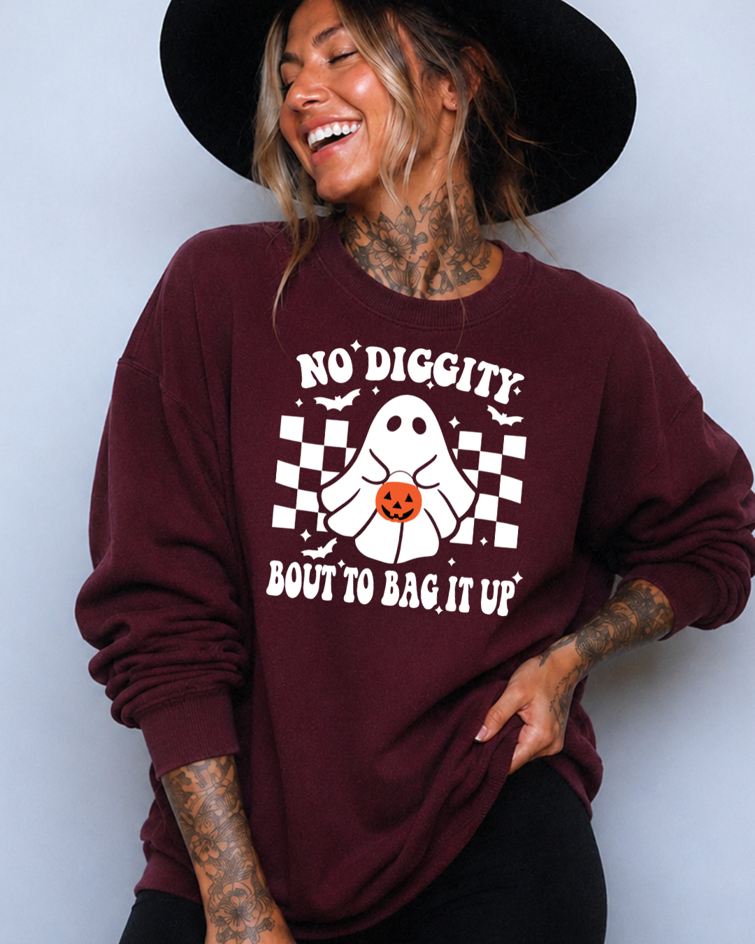 No Diggity (‘Bout To Bag It Up) Women’s Crewneck Sweatshirt