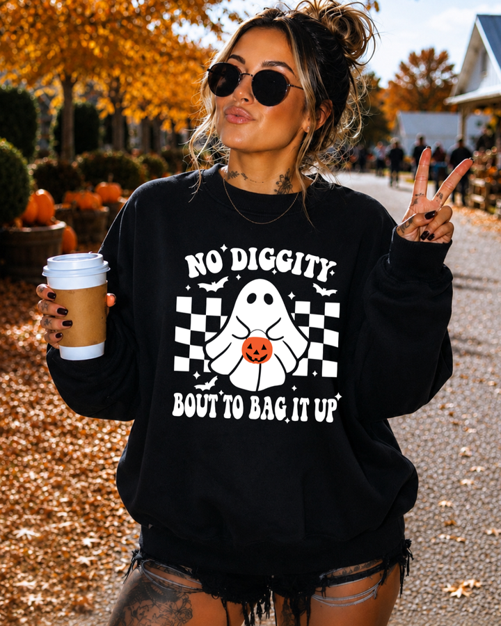 No Diggity (‘Bout To Bag It Up) Women’s Crewneck Sweatshirt