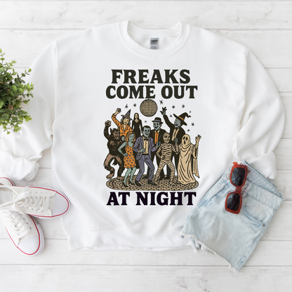 Freaks Come Out At Night Women’s Crewneck