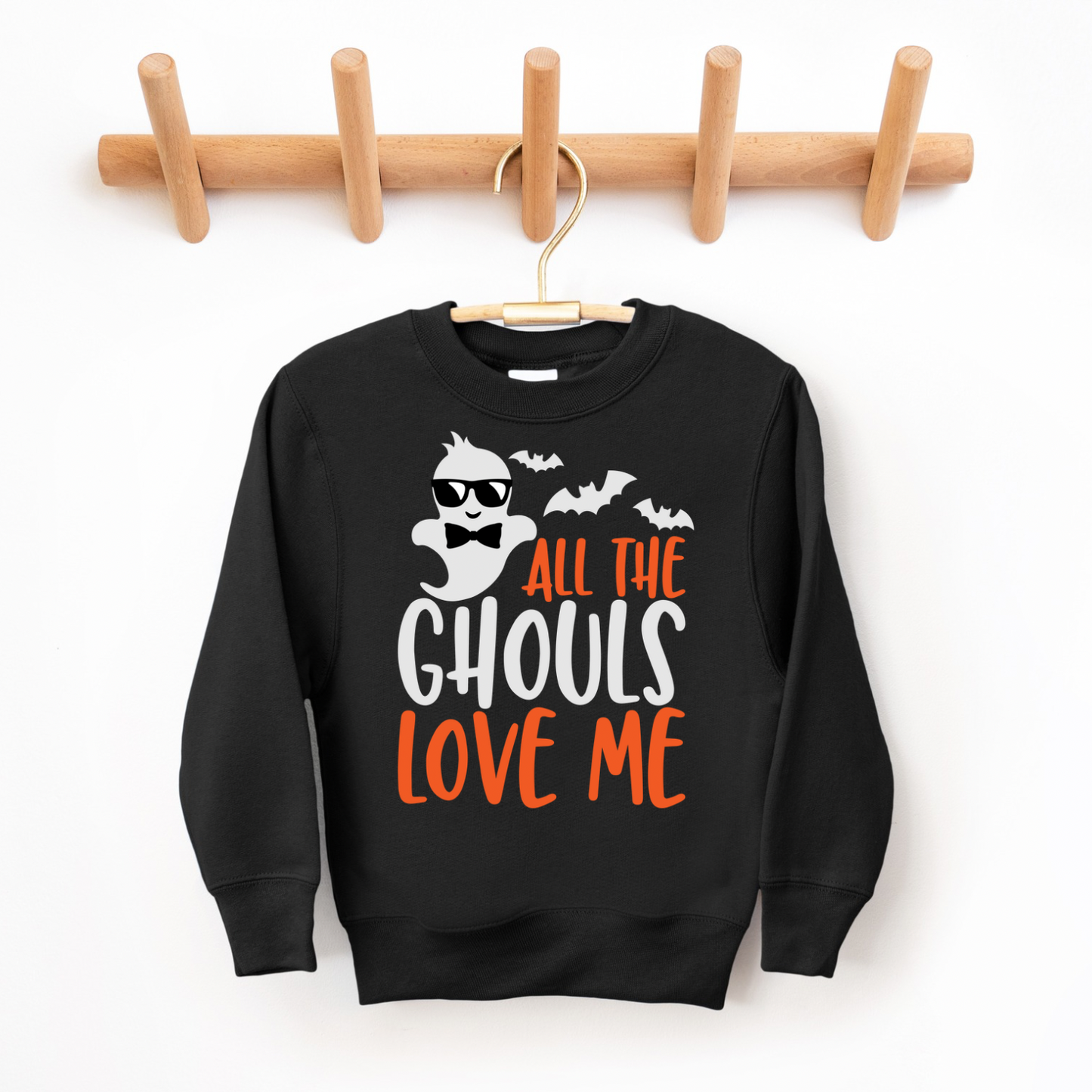 All The Ghouls Love Me Youth Crewneck