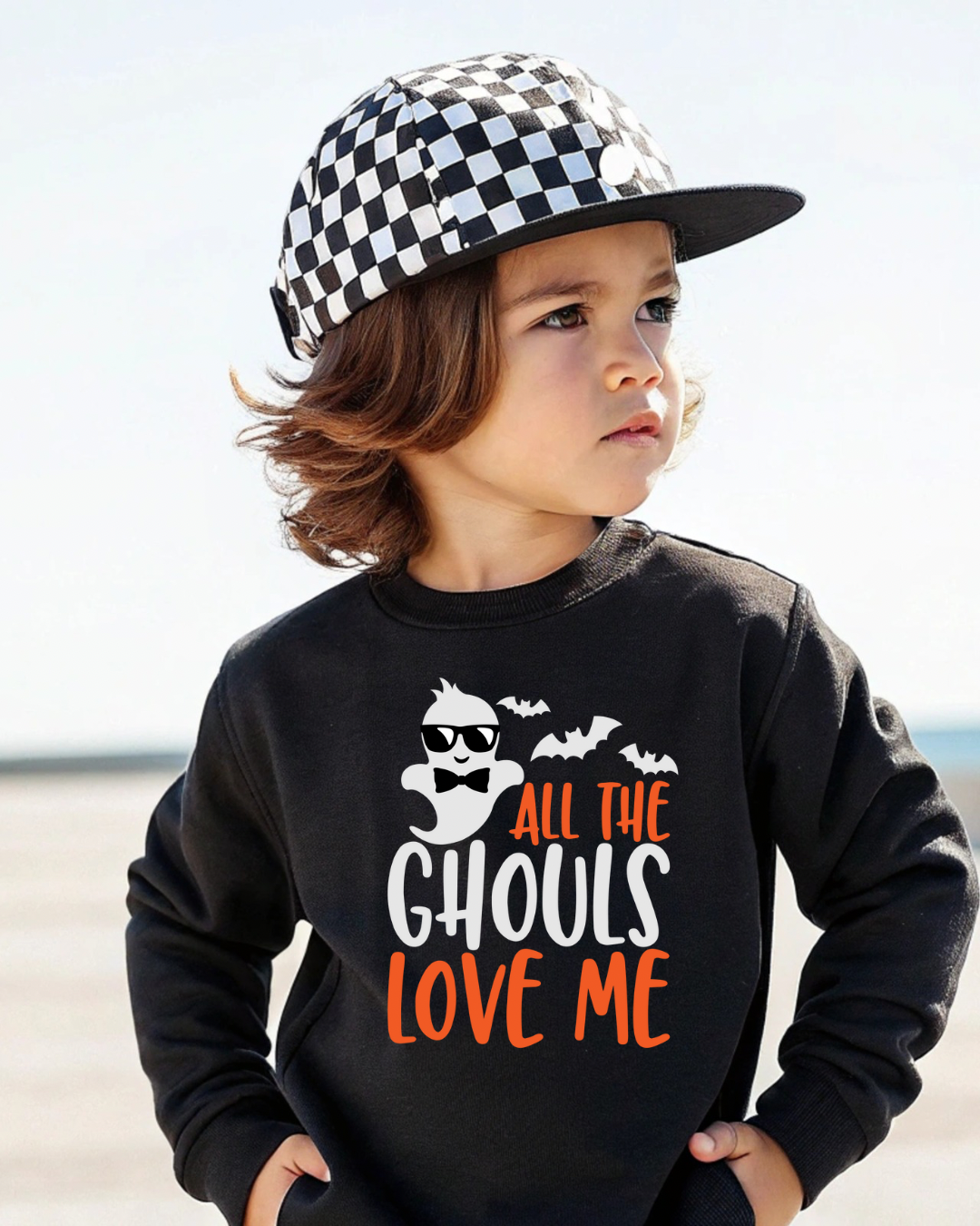 All The Ghouls Love Me Youth Crewneck
