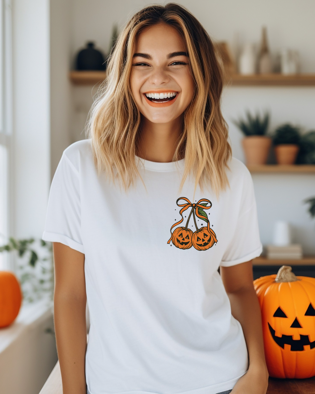 Talking Pumpkins Women’s Tee-Shirt