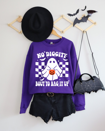 No Diggity, Bout To Bag It Up Women’s Crewneck