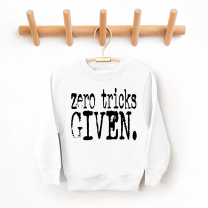 Zero Tricks Given Youth Crewneck