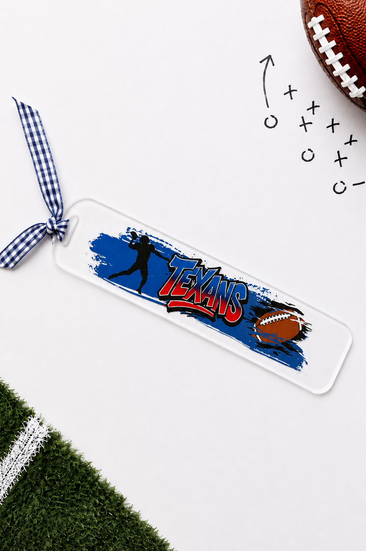 Football Acrylic Bookmark