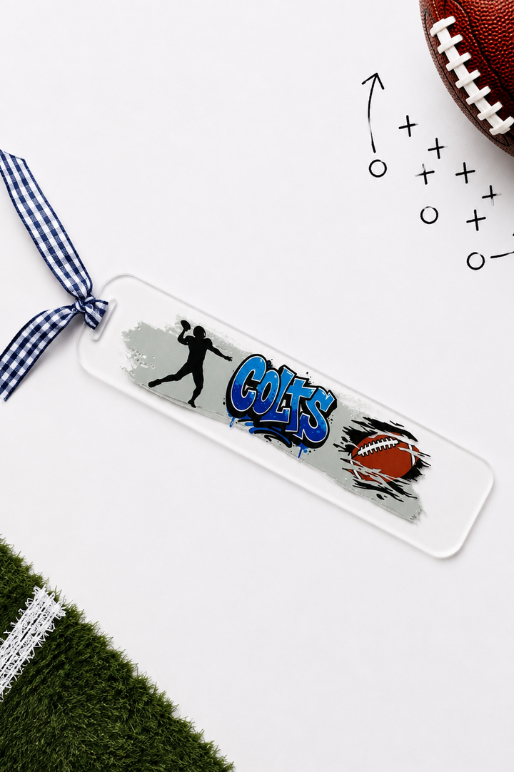 Football Acrylic Bookmark