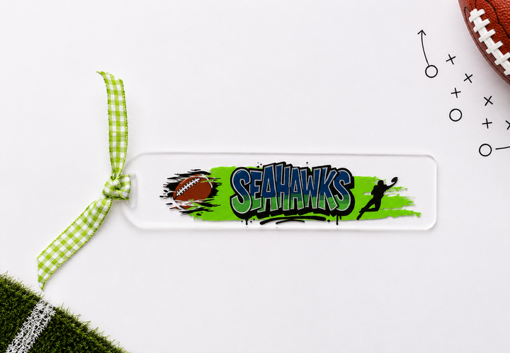 Football Acrylic Bookmark