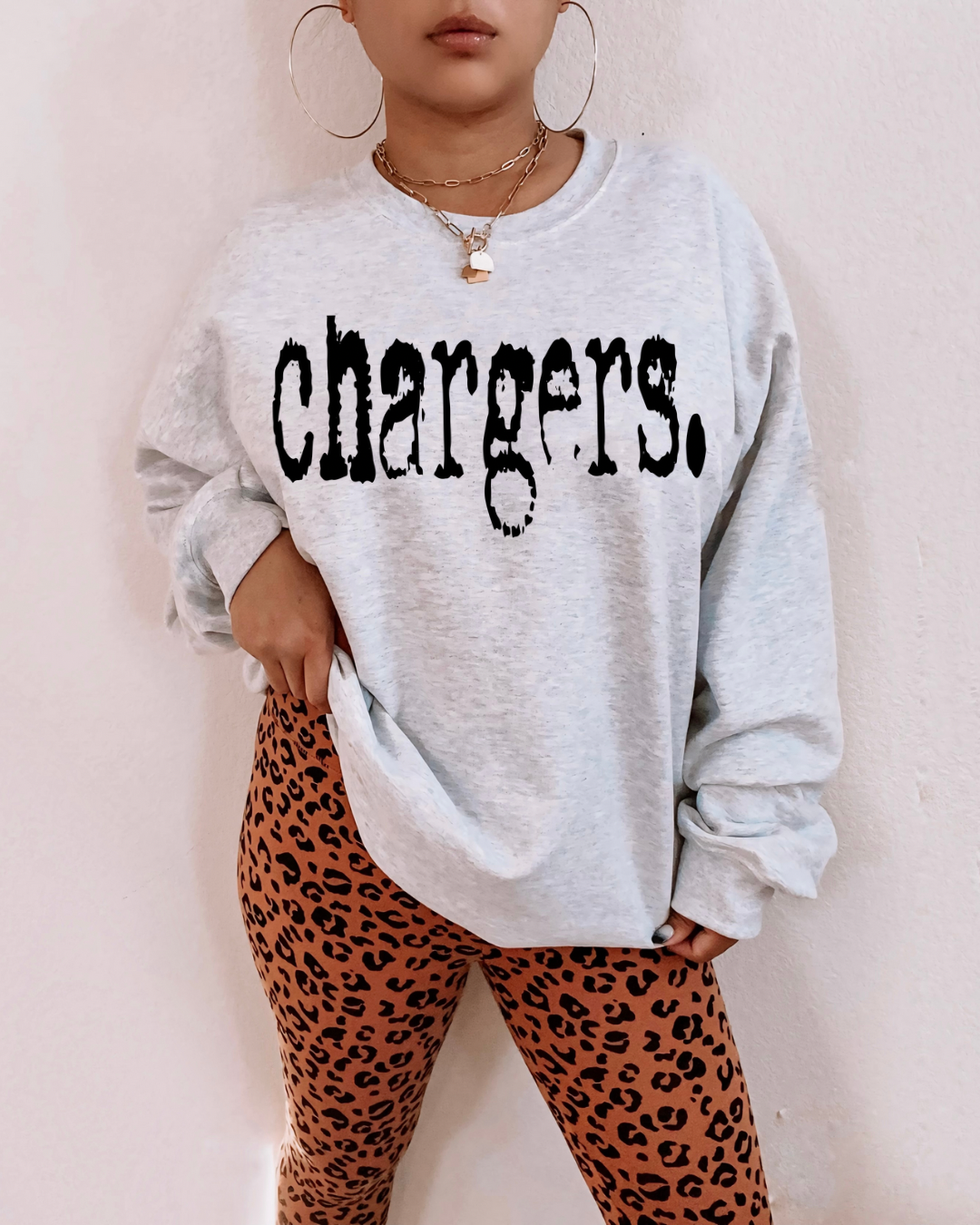 Chargers Graphic Women’s Crewneck Sweatshirt
