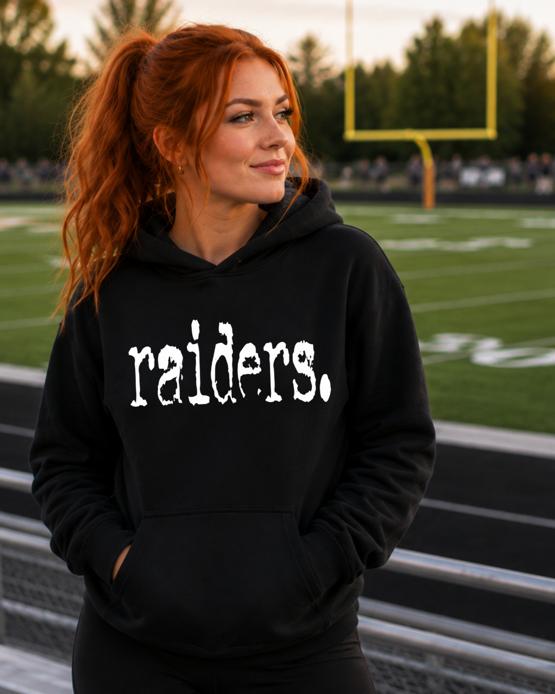 Go Team Go Graphic Women’s Hoodie