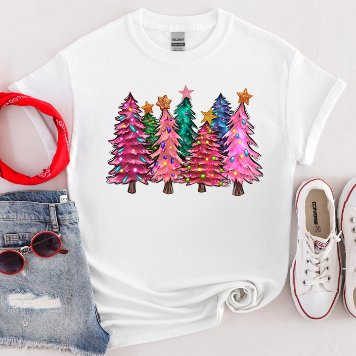 Pink-Mas Tree Women’s Tee-Shirt