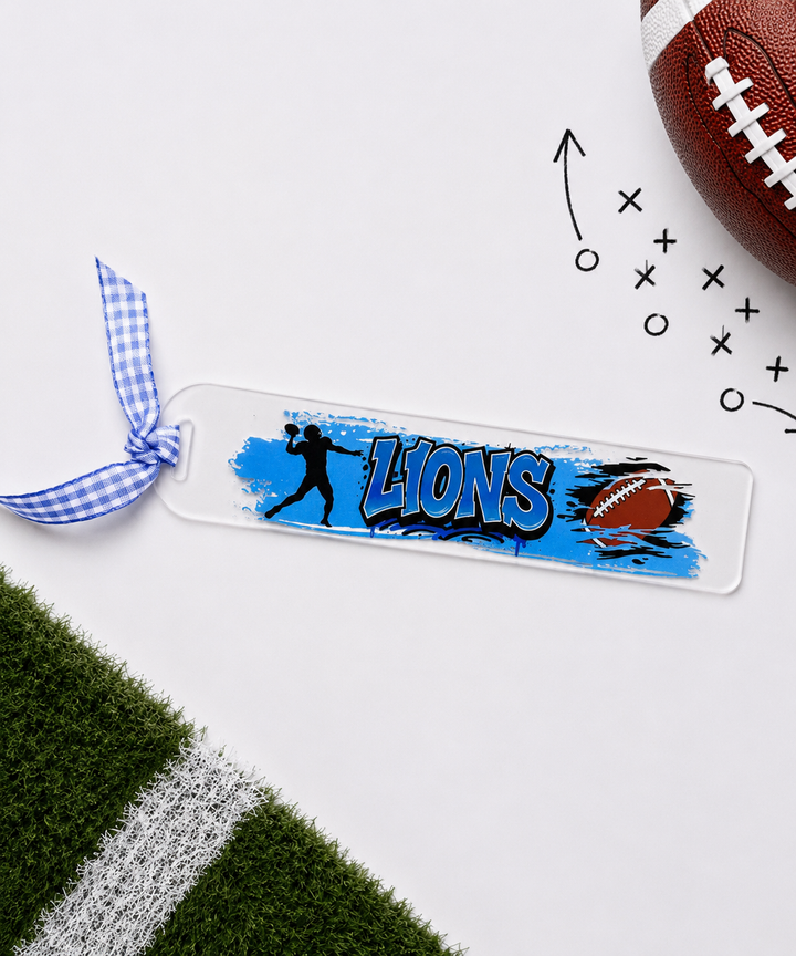 Football Acrylic Bookmark