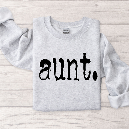 Aunt Graphic Women’s Crewneck Sweatshirt
