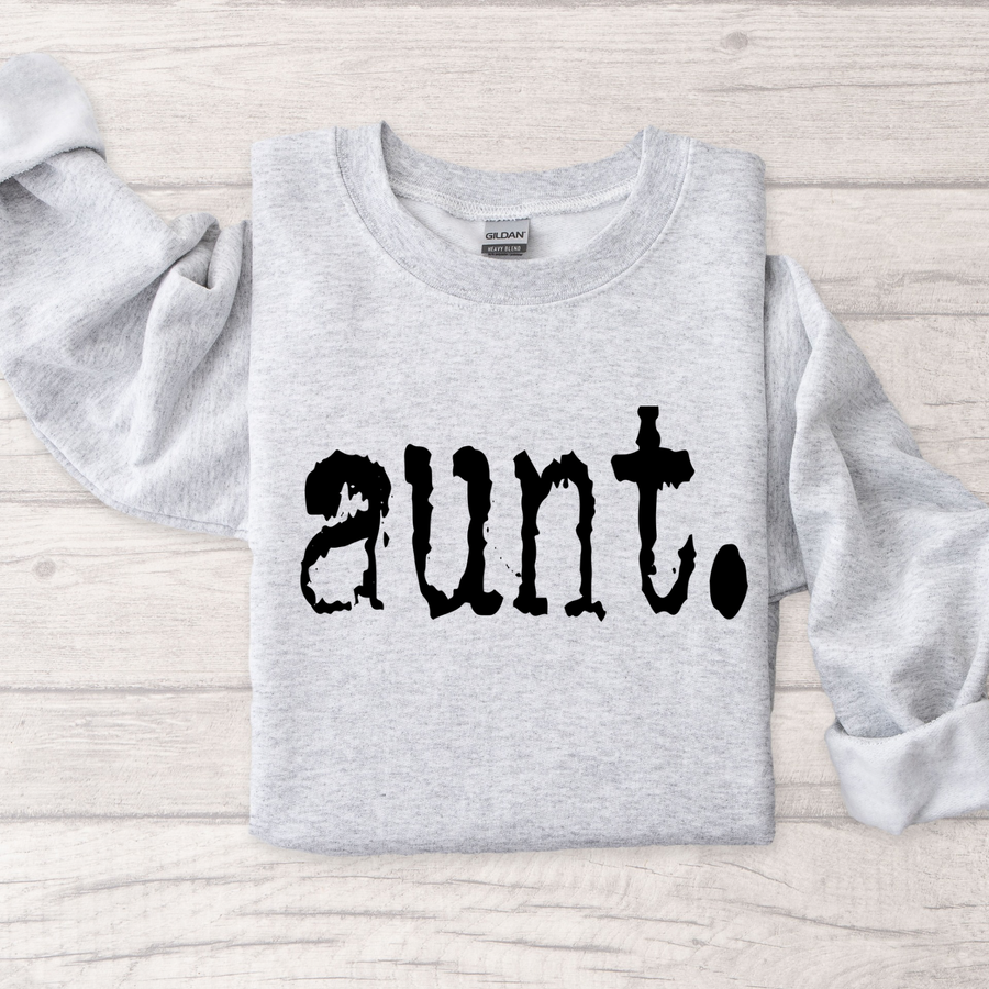 Aunt Graphic Women’s Crewneck