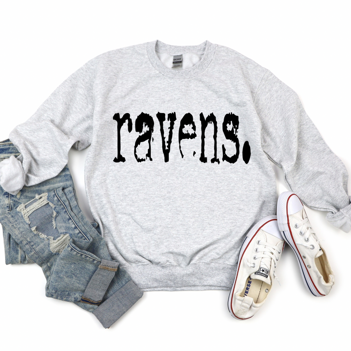 Ravens Graphic Women’s Crewneck Sweatshirt