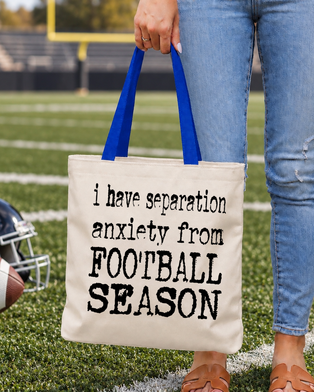 Separation Anxiety From Football Totebag