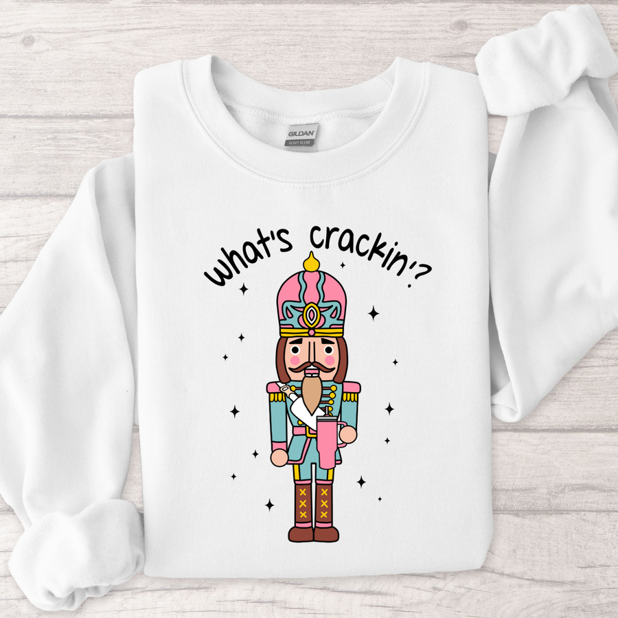 What’s Crackin’ Women’s Crewneck Sweatshirt